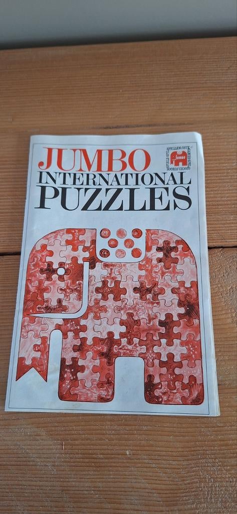Jumbo Puzzel Reclame Boekje - Vintage Puzzelcatalogus, Ophalen of Verzenden, Minder dan 500 stukjes, Zo goed als nieuw, Puzzelboek