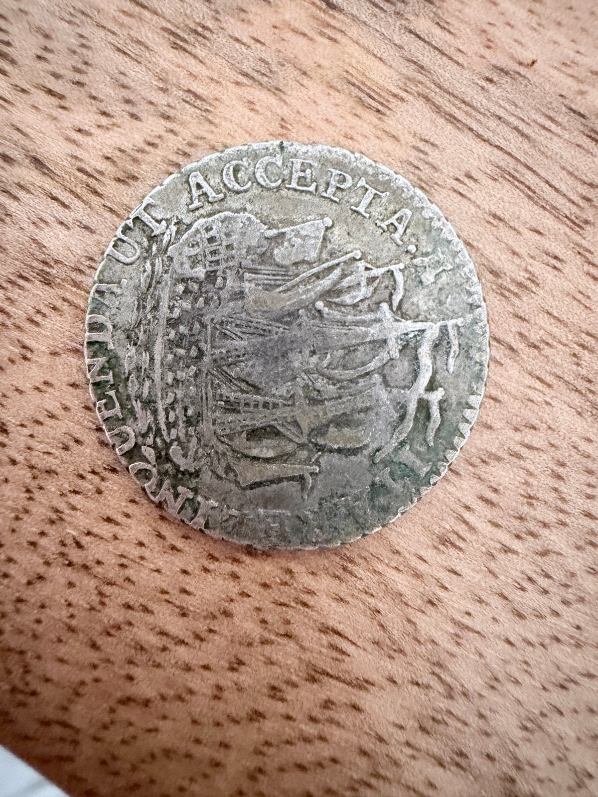 Zilveren Zeeland Duit 1791 - VOC Munt, Postzegels en Munten, Munten | Nederland, Losse munt, Overige waardes, Vóór koninkrijk