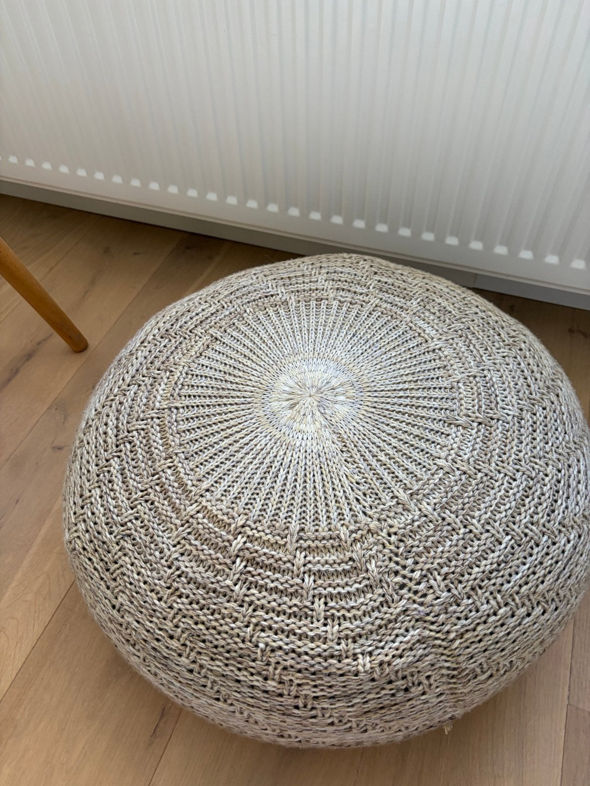 Ikea Sandared Pouffe 45cm - Zo goed als nieuw, Ophalen, Overige materialen, Rond, Zo goed als nieuw