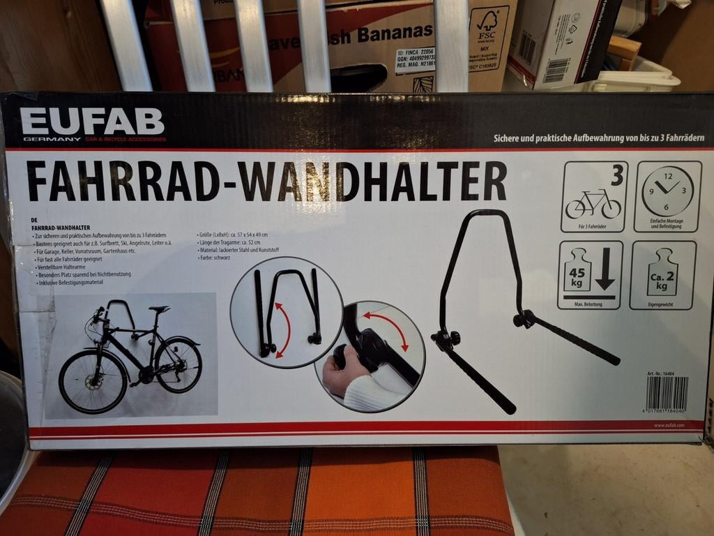 Fietsrek fietshangrek sterk genoeg voor 3 fietsen, Ophalen of Verzenden, Nieuw