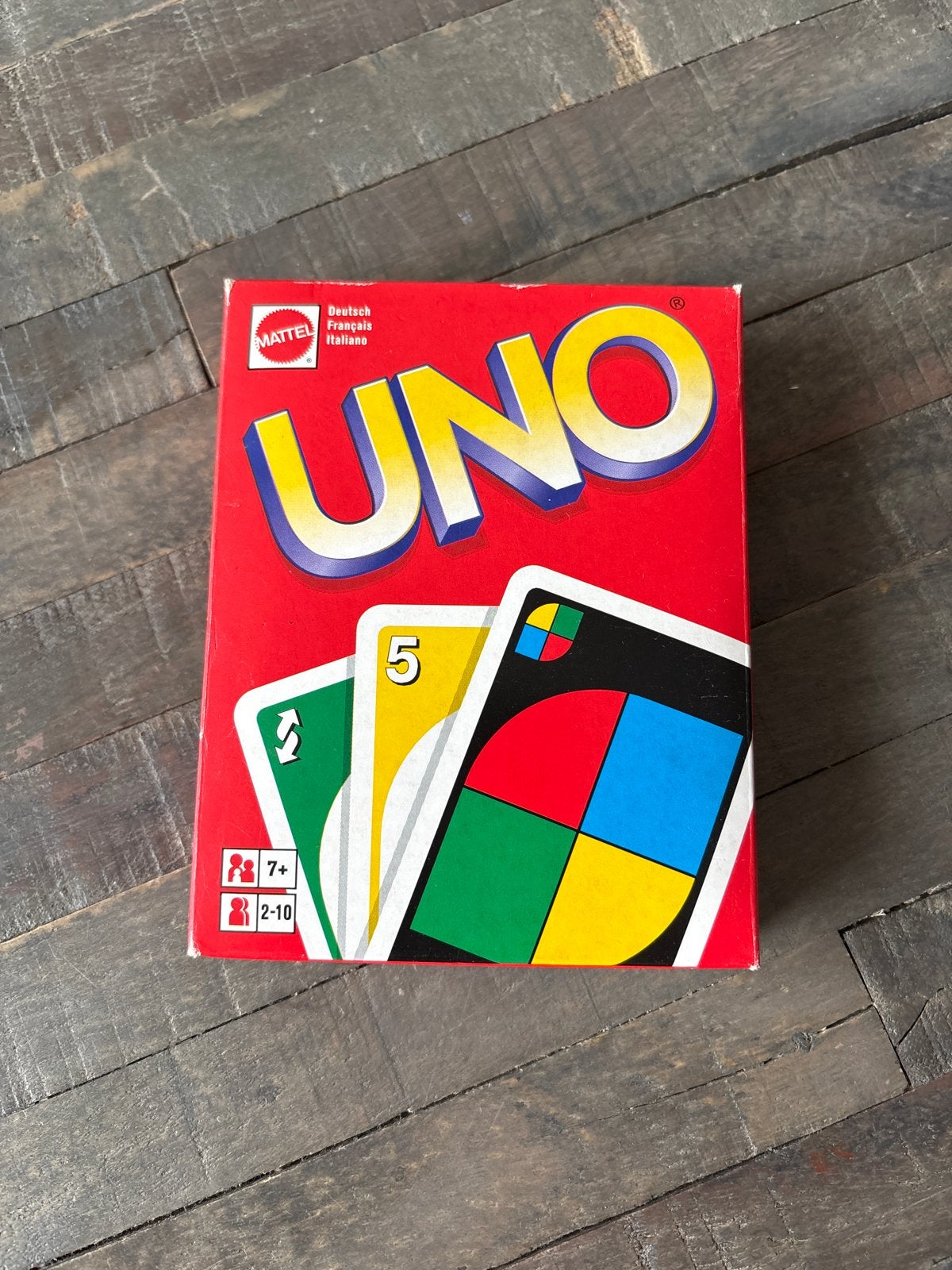 UNO Kaartspel - Klassiek Familieplezier, Een of twee spelers, Ophalen, Gebruikt