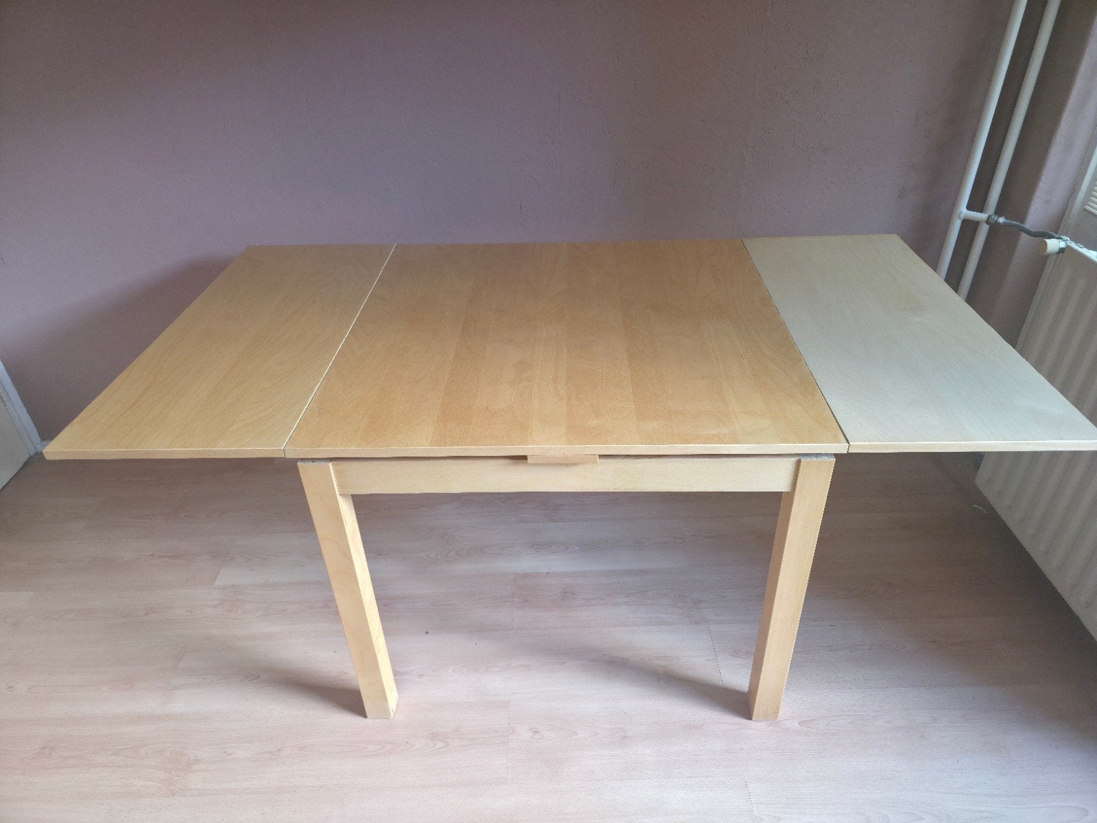 Ikea Bjursta uitschuifbare eettafel, Ophalen, Gebruikt, 50 tot 100 cm, 150 tot 200 cm