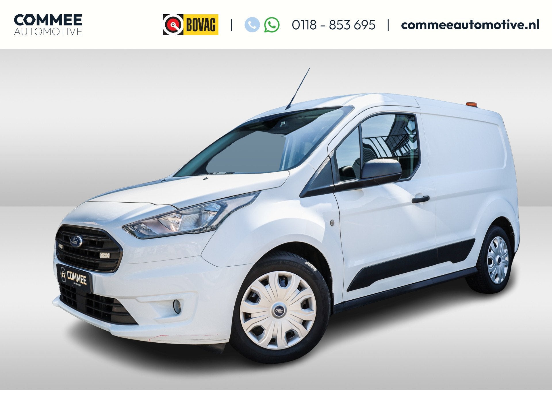 Ford Transit Connect 1.5 EcoBlue L1 Trend Inrichting I CAM I, Auto's, Bestelauto's, Voorwielaandrijving, 1486 kg, Gebruikt, Zwart