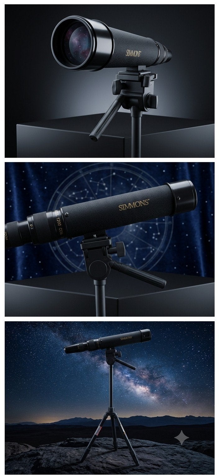Simmons Model 1200 Zoom Spotting Scope 15-45x50 + Statief (M, Ophalen, Lenzentelescoop (refractor), Met statief, Zo goed als nieuw