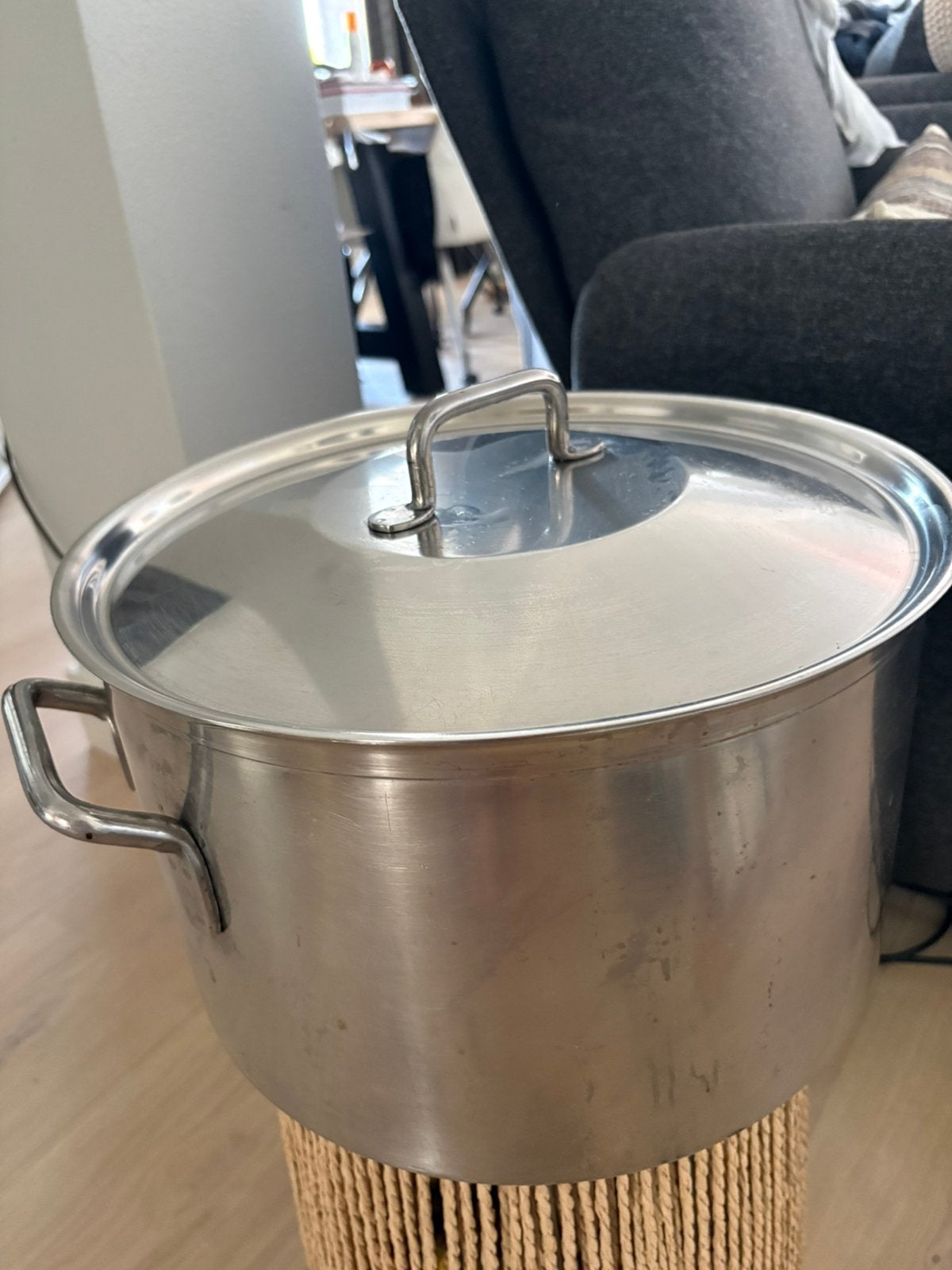 Rvs pan, Ophalen, Zo goed als nieuw, Rvs
