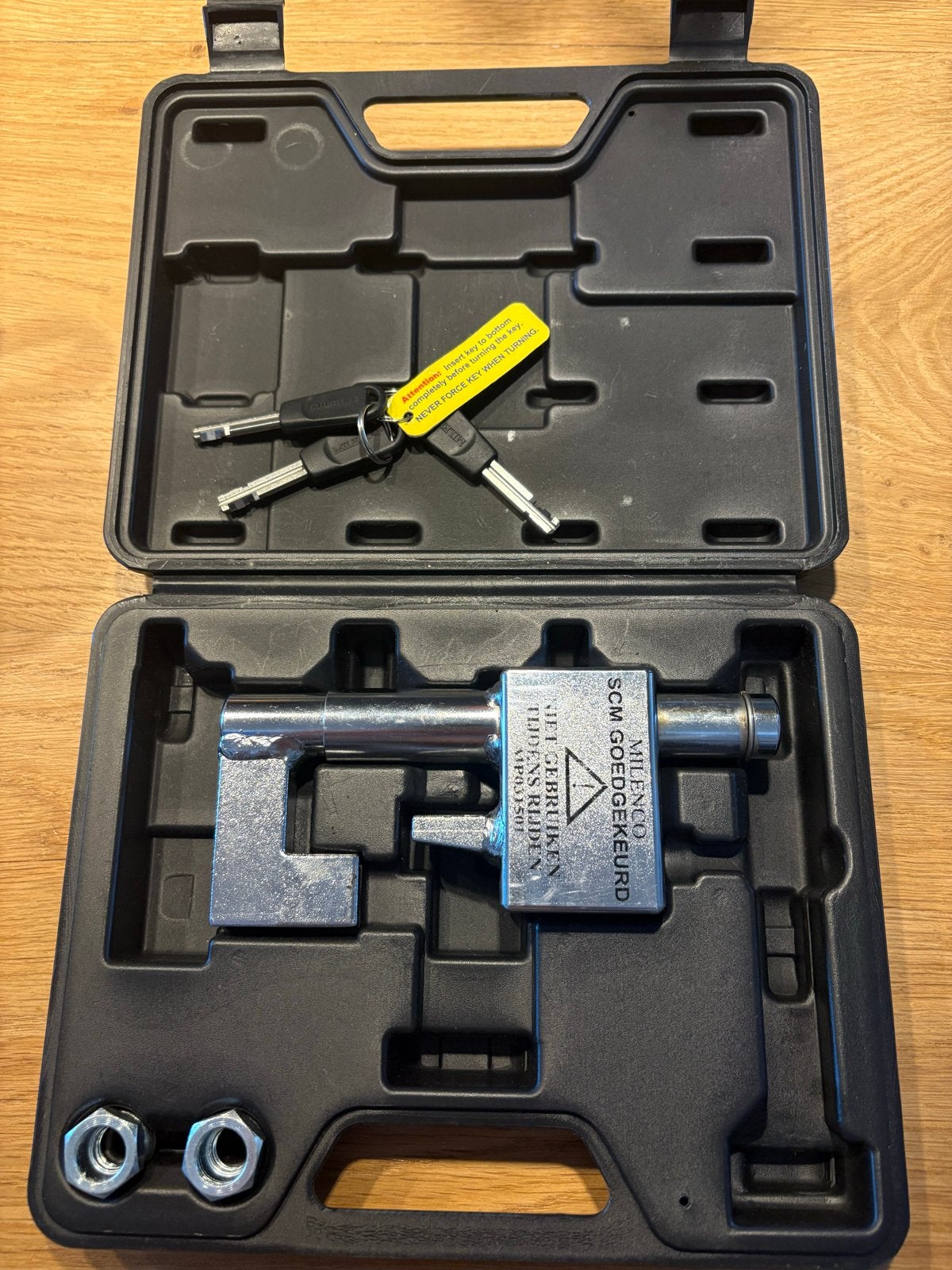 Milenco Compact Disselslot, Ophalen, Gebruikt