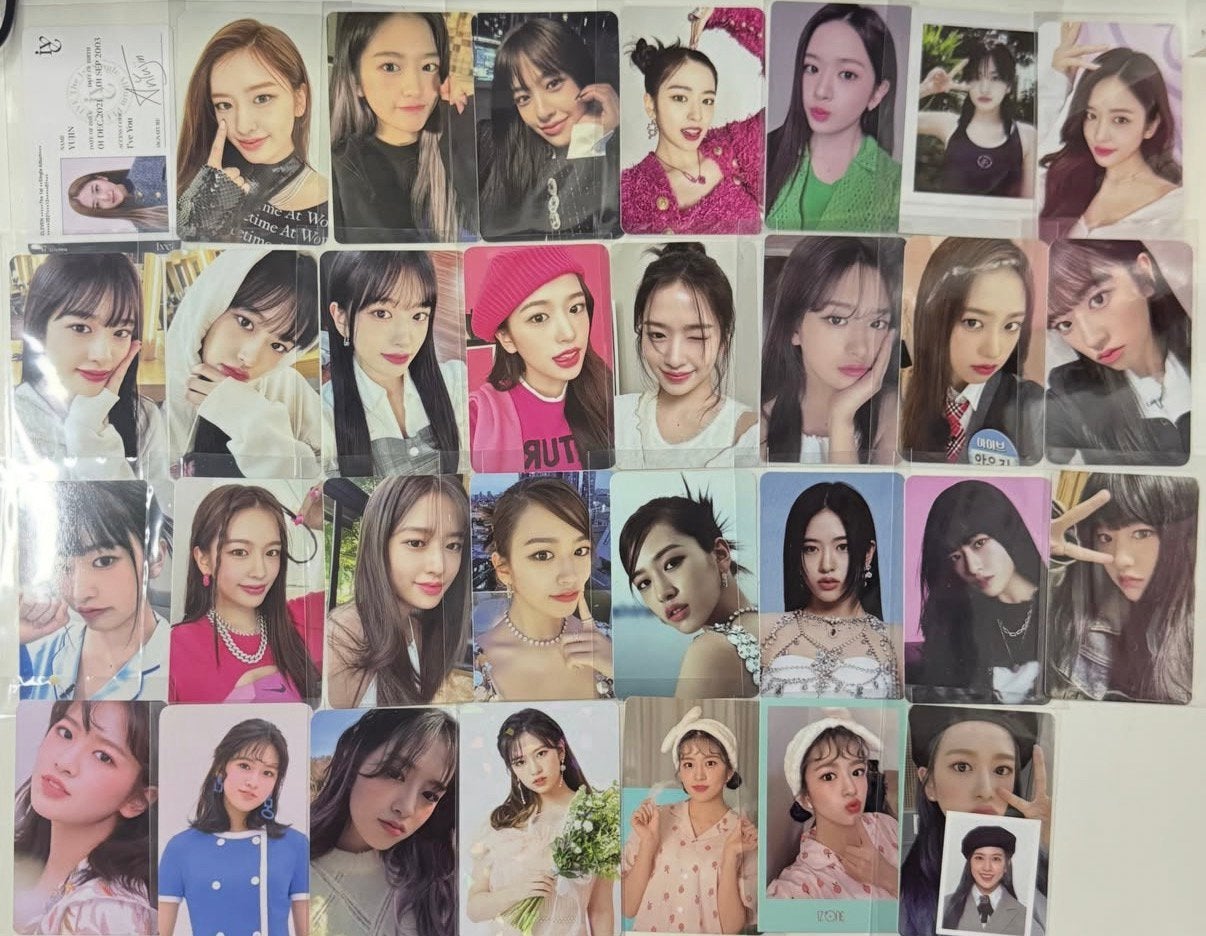ive yujin photocard izone, Ophalen of Verzenden, Zo goed als nieuw, Foto of Kaart
