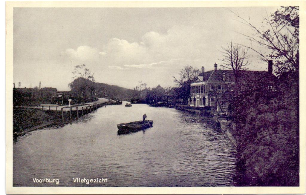 Voorburg Vlietgezicht ca 1915, Verzamelen, Ansichtkaarten | Nederland, Verzenden, Voor 1920, Ongelopen, Zuid-Holland