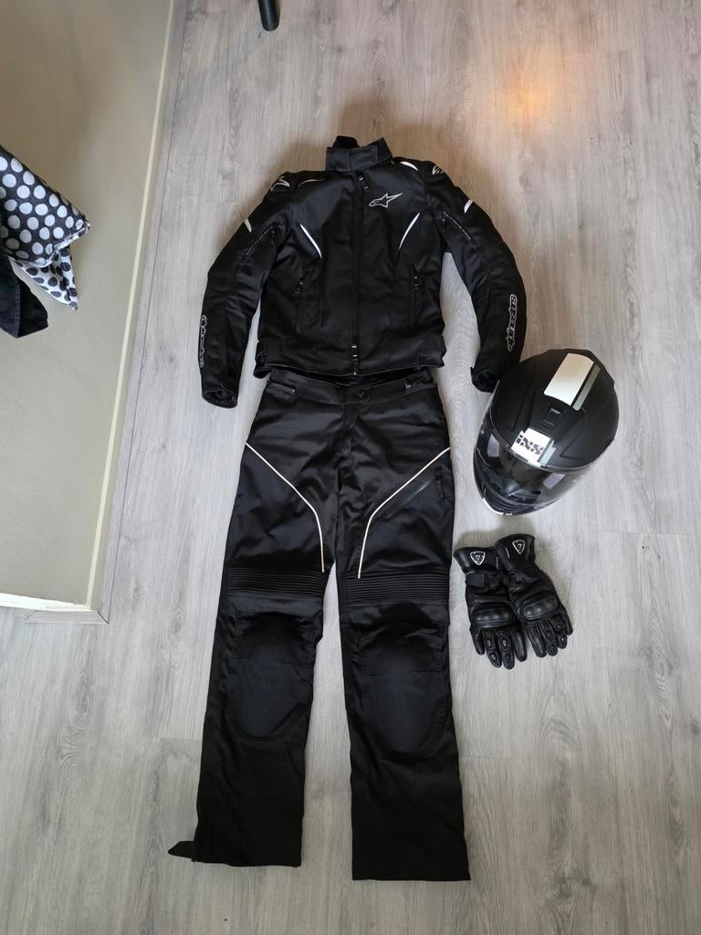 Alpinestars textiel motorpak, handschoenen en helm, Motoren, Kleding | Motorkleding, Combipak, Ophalen of Verzenden, Alpinestars
