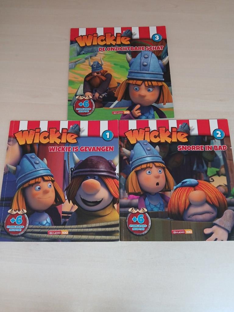 Wickie de Viking boeken - (5 delen), Boeken, Kinderboeken | Jeugd | onder 10 jaar, Ophalen of Verzenden, Zo goed als nieuw, Studio 100