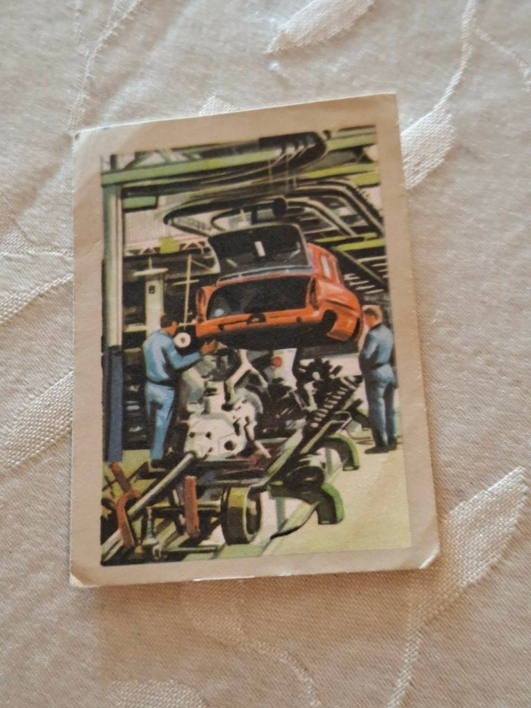 Prentje/Chromo : Carrosserie / Chocolade Jacques, Verzamelen, Gebruikt, Verzenden, Voor 1940, Prent