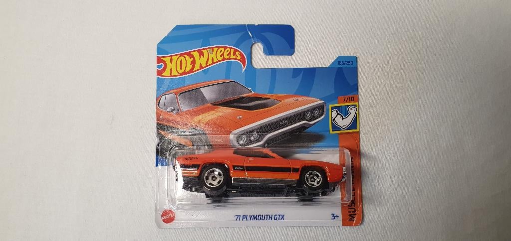 Hot Wheels 71 Plymouth GTX Oranje, Ophalen of Verzenden, Nieuw, Auto