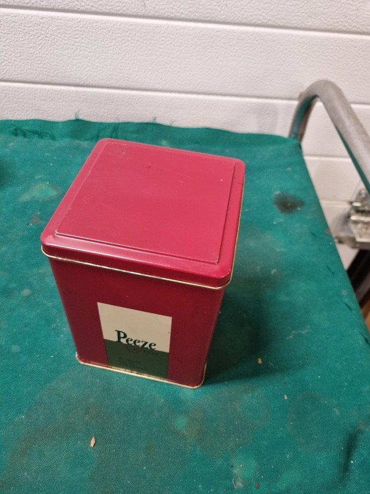 blik peeze koffie rood, Ophalen of Verzenden
