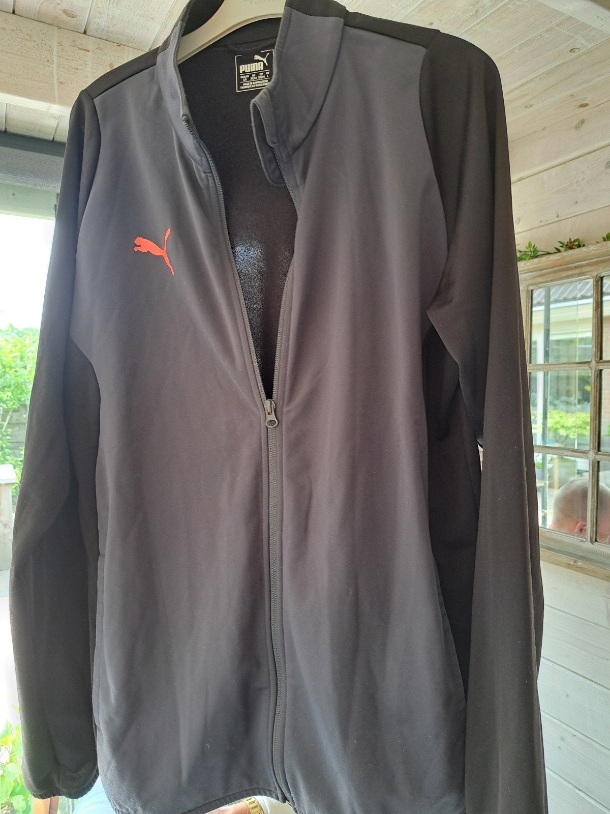 Puma sportjack maat L - Zo goed als nieuw, Ophalen of Verzenden, Zo goed als nieuw, Grijs, Algemeen