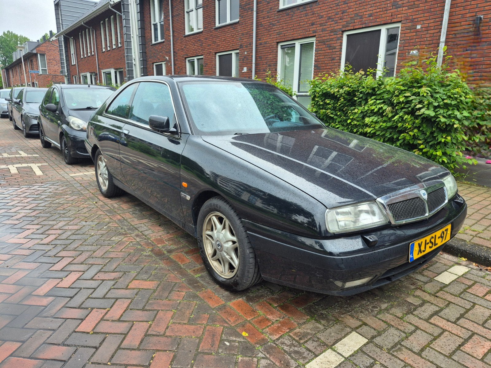 Lancia Kappa 2.4 Coupe 1999 Zwart, Auto's, Voorwielaandrijving, Kappa, Zwart, Origineel Nederlands