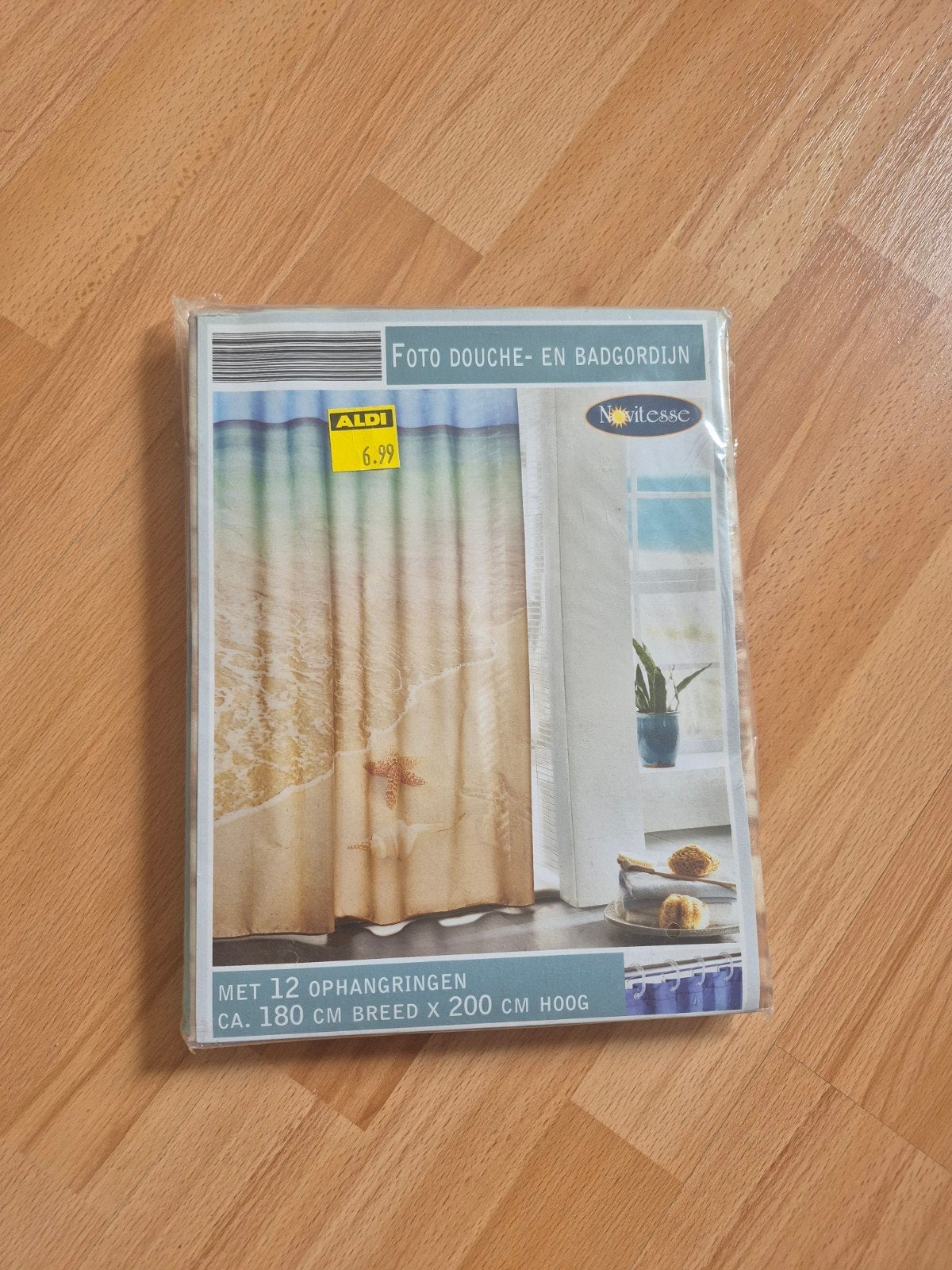 Nieuw Foto Douche- en Badgordijn - Strandthema, Huis en Inrichting, Ophalen of Verzenden