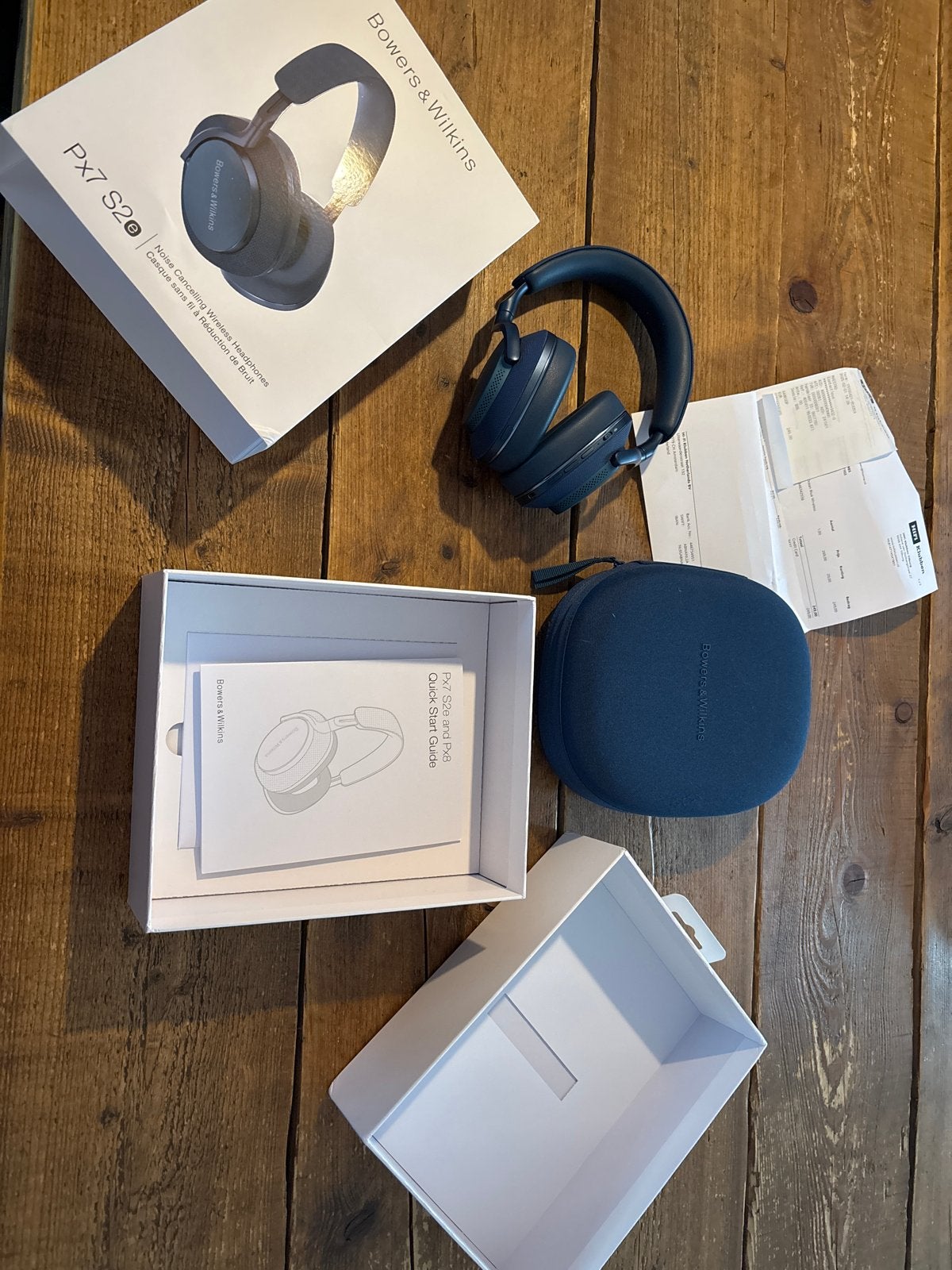 Bowers & Wilkins Px7 S2e Noise Cancelling Hoofdtelefoon, Audio, Tv en Foto, Koptelefoons, Bluetooth, Ophalen of Verzenden, Zo goed als nieuw