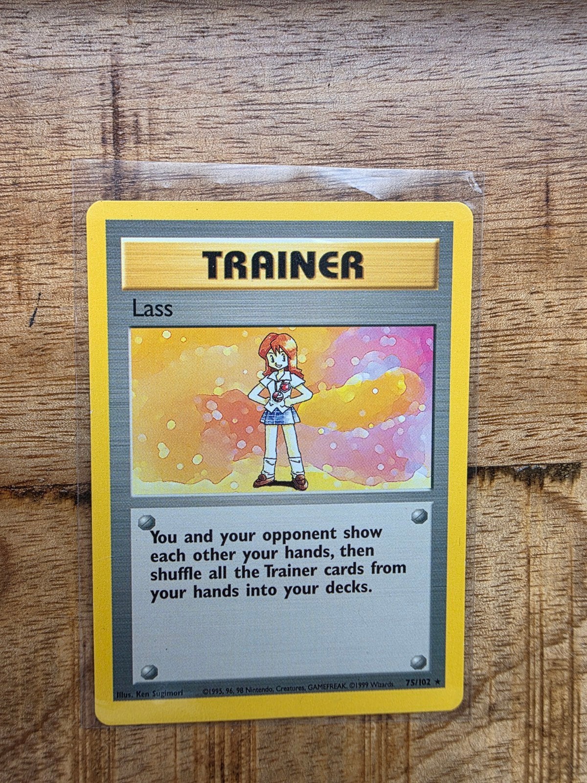 WOTC Pokémon Trainer Lass Mint Shadowless #75, Verzenden, Zo goed als nieuw