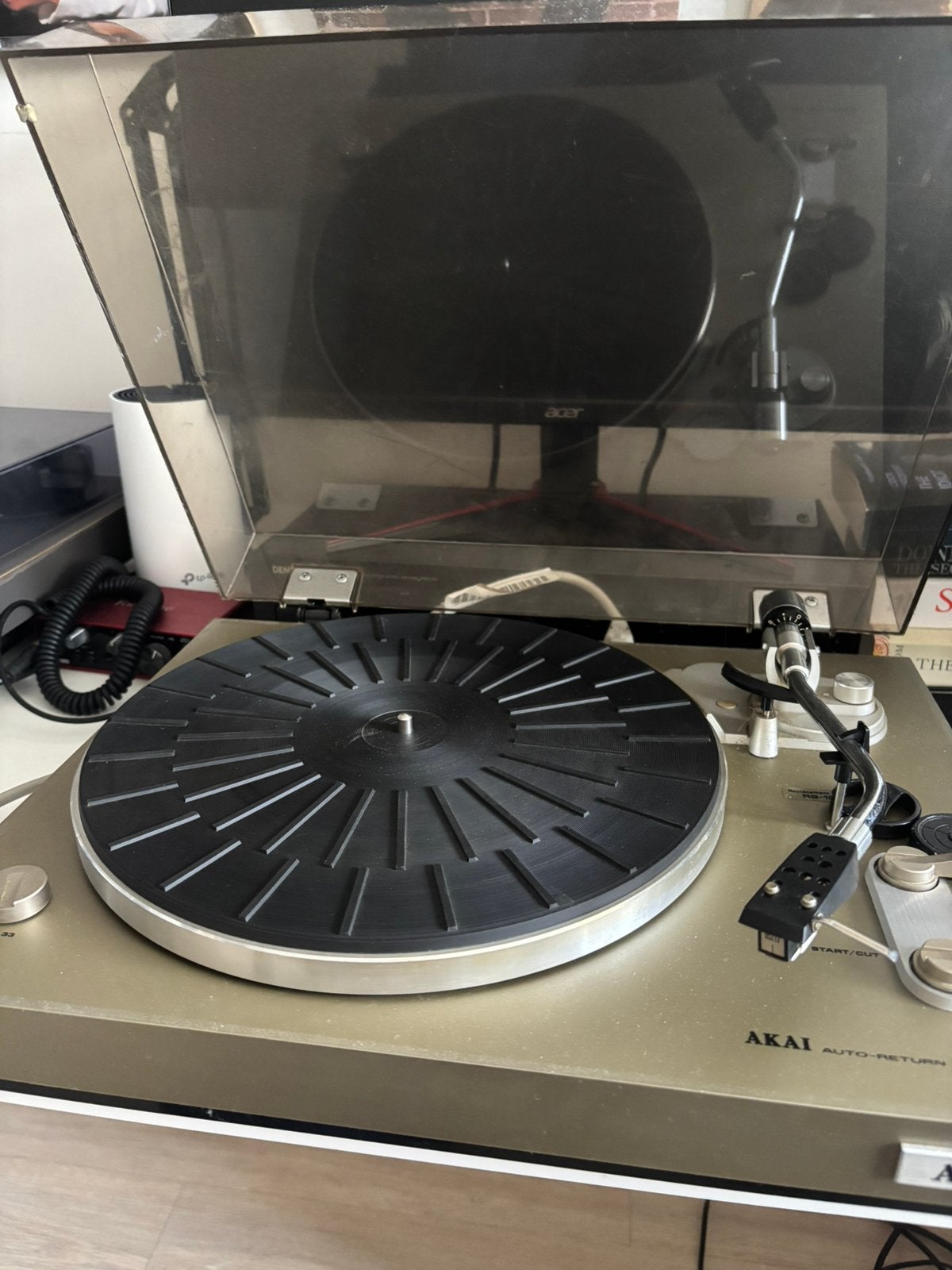 Akai ap-100c platenspeler, Audio, Tv en Foto, Ophalen, Zo goed als nieuw, Akai