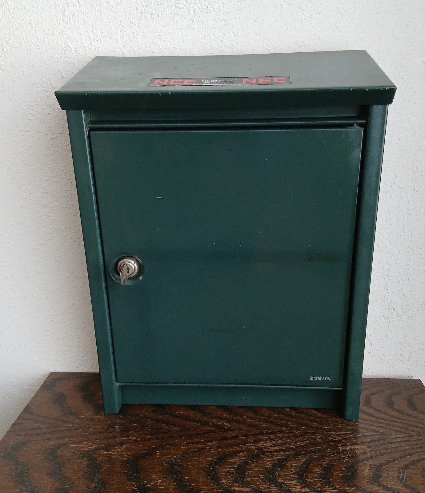 Brabantia brievenbus, Tuin en Terras, Ophalen, Gebruikt, IJzer, Wandbrievenbus