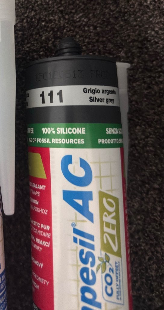 Mapei Mapesil 111 Silver Grey siliconenkit, Overige materialen, Nieuw, Minder dan 5 m², Ophalen