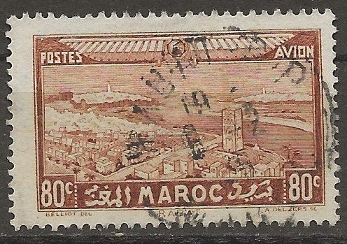 Marokko, Ophalen of Verzenden, Marokko, Gestempeld