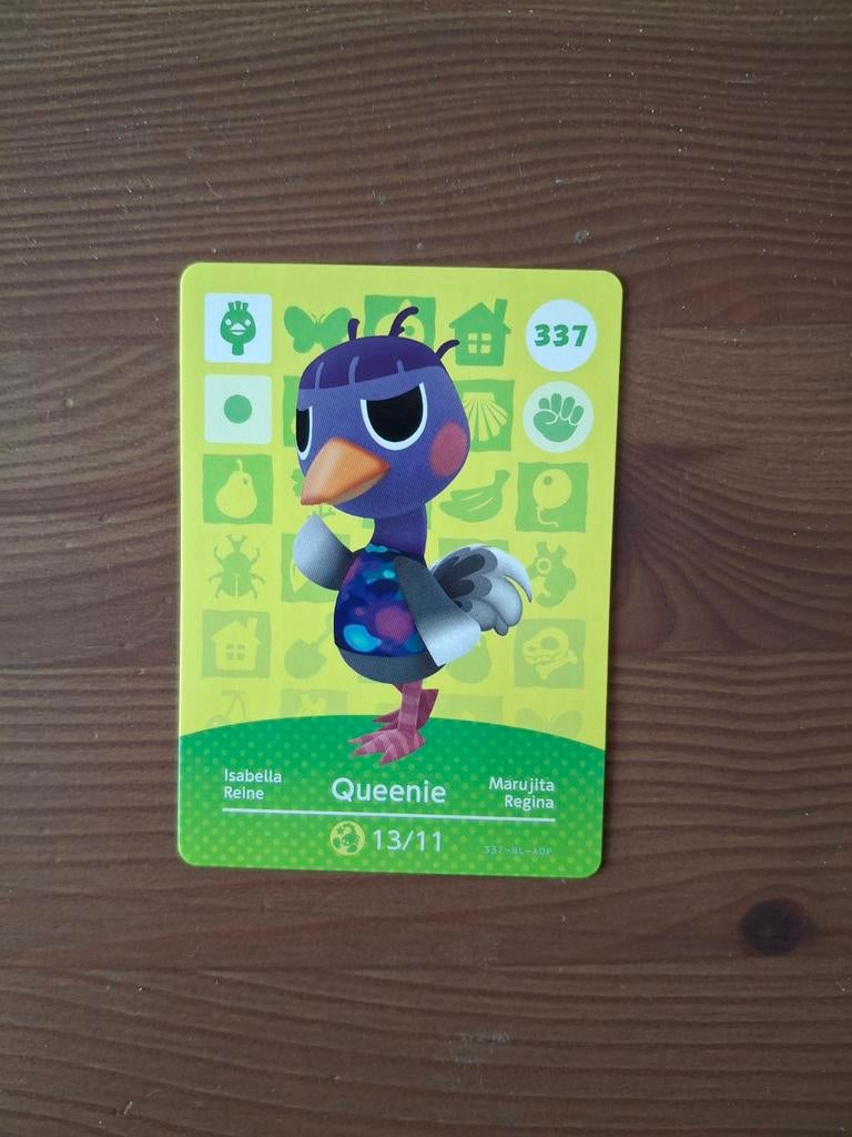 Animal Crossing Amiibo #339 Queenie, 1 speler, Ophalen of Verzenden, Zo goed als nieuw, Vanaf 3 jaar