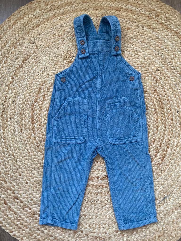 Tuinbroek rib corduroy HEMA maat 86, Kinderen en Baby's, Ophalen of Verzenden, Zo goed als nieuw, Jongetje, Broekje