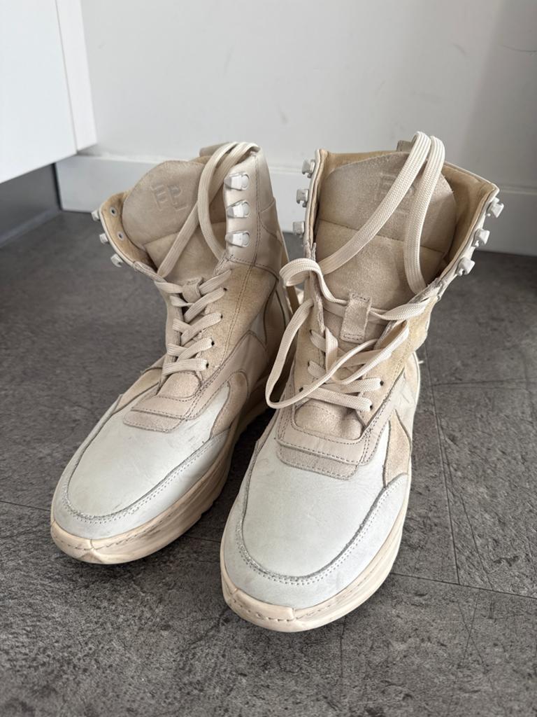 Pieces hoge sneakers/laarzen maat 38, Ophalen of Verzenden, Gedragen, Beige, Sneakers of Gympen