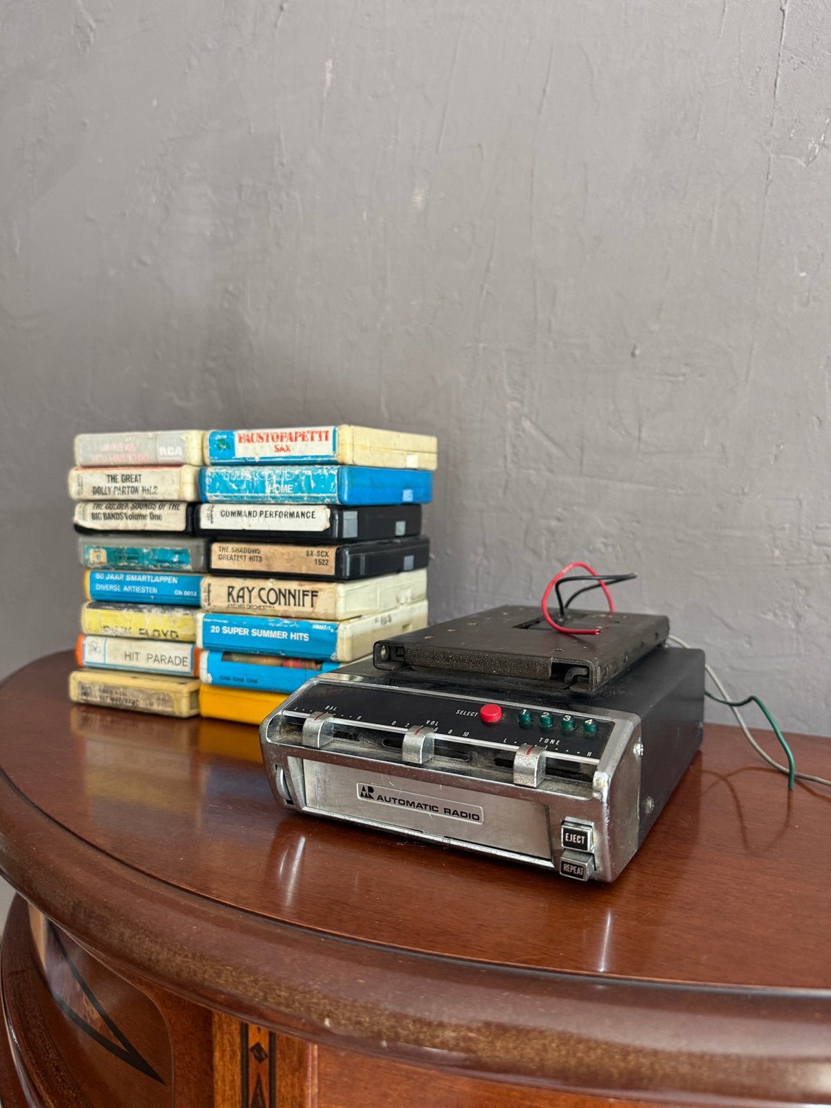 Vintage 70’s Automatic Radio 8-Track Autospeler +Cassettes, Ophalen of Verzenden, Gebruikt