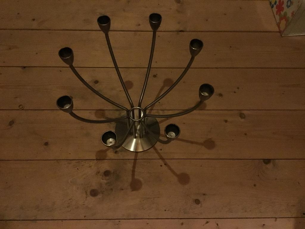Kandelaar, Huis en Inrichting, Ophalen, 25 tot 50 cm, Zo goed als nieuw, Metaal