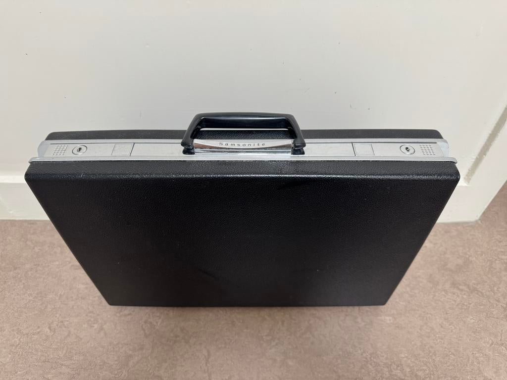 Vintage Samsonite attachékoffer, Ophalen, Gebruikt, Hard kunststof, Minder dan 50 cm