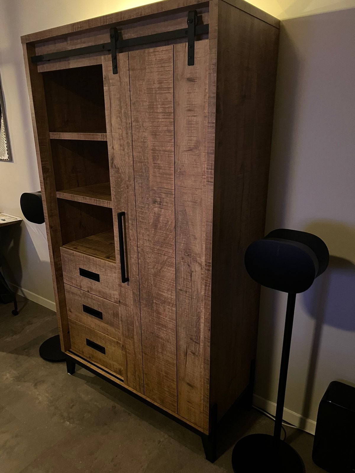 Wandkast opbergkast Vinkenveen, Ophalen, Zo goed als nieuw, 170 cm of meer
