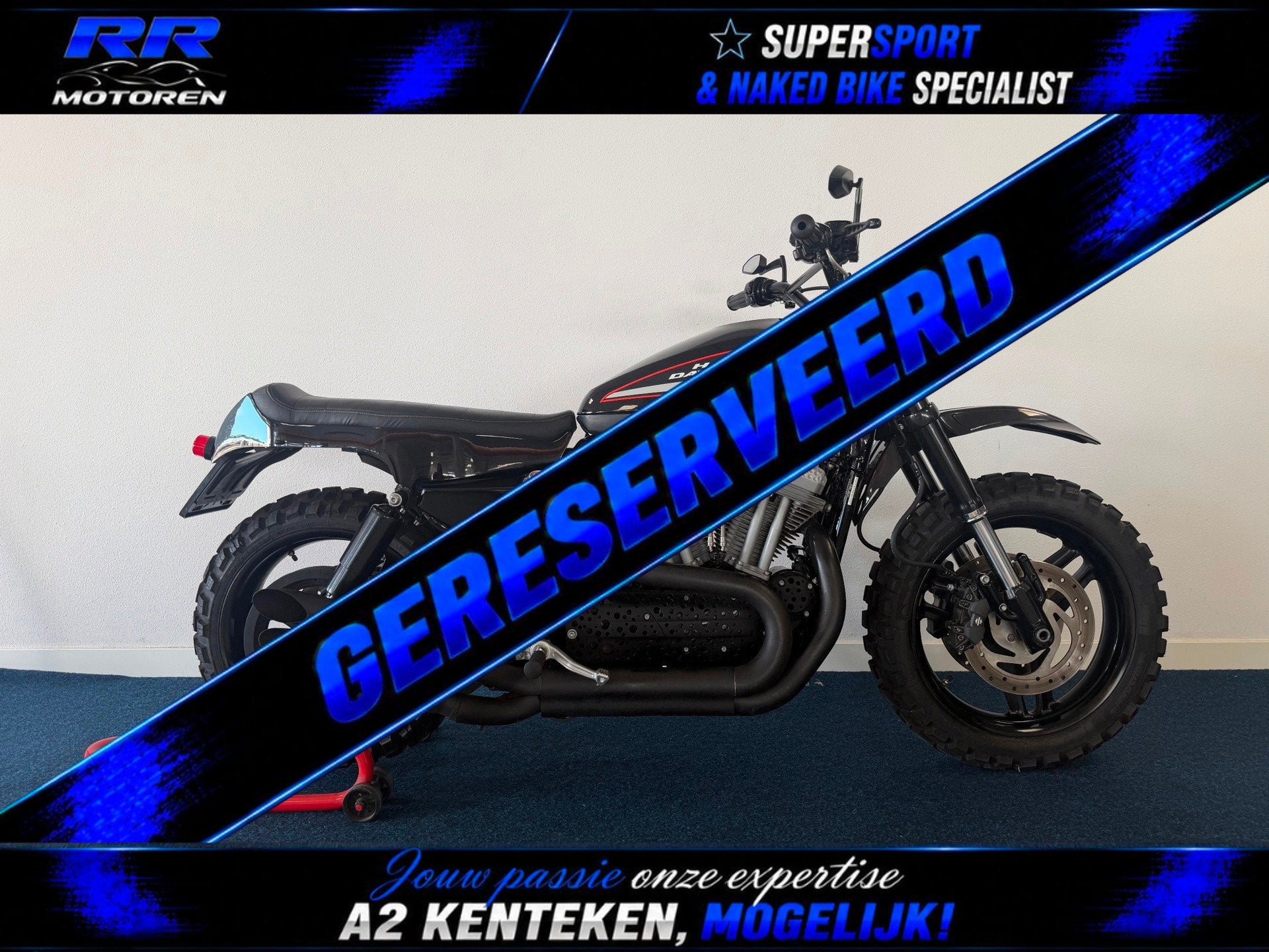 Harley Davidson Chopper XR 1200 SPORT - CUSTOM OFF ROAD CROS, Motoren, Motoren | Harley-Davidson, Chopper, Bedrijf, 1202 cc, Meer dan 35 kW