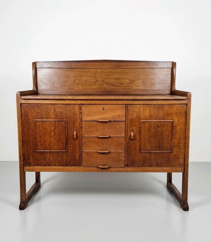 Art deco dressoir haagse school kast Amsterdamse school, Ophalen of Verzenden