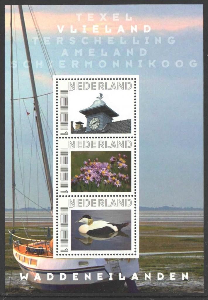 Postzegels Waddeneilanden: Vlieland 3, Ophalen of Verzenden, Na 1940, Postfris