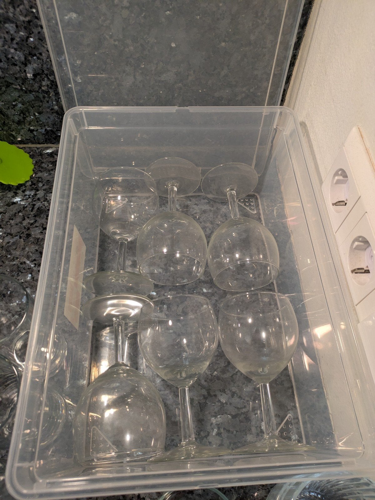 Diverse glazen: wijnglazen en drinkglazen, Overige typen, Ophalen, Gebruikt, Glas