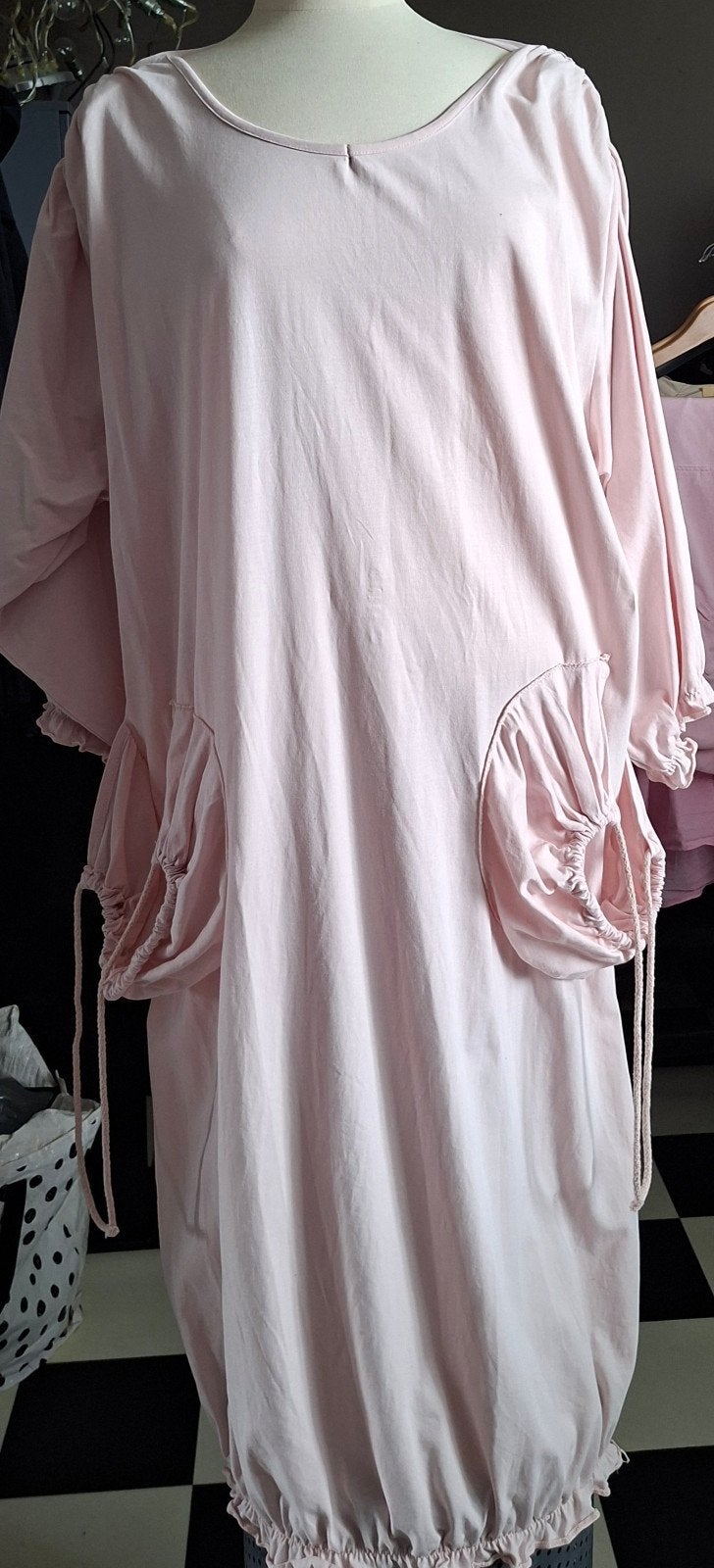 Nieuw Prachtige katoenen ballon stretch jurk van Moonshine, Verzenden, Zo goed als nieuw, Roze, Jurk