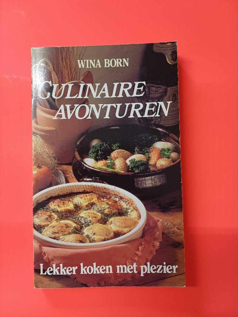 Kookboek - Culinaire Avonturen - Wina Born, Ophalen of Verzenden, Gelezen