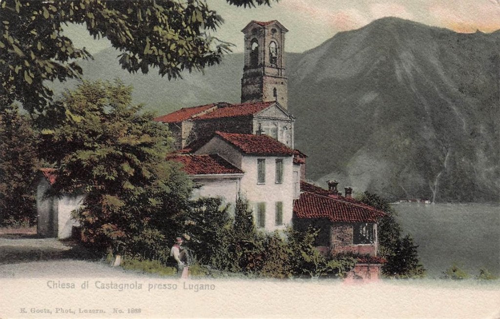 702-476-025 Chiesa Di Castagnola Presso Lugano, Verzenden, Voor 1920, Overig Europa