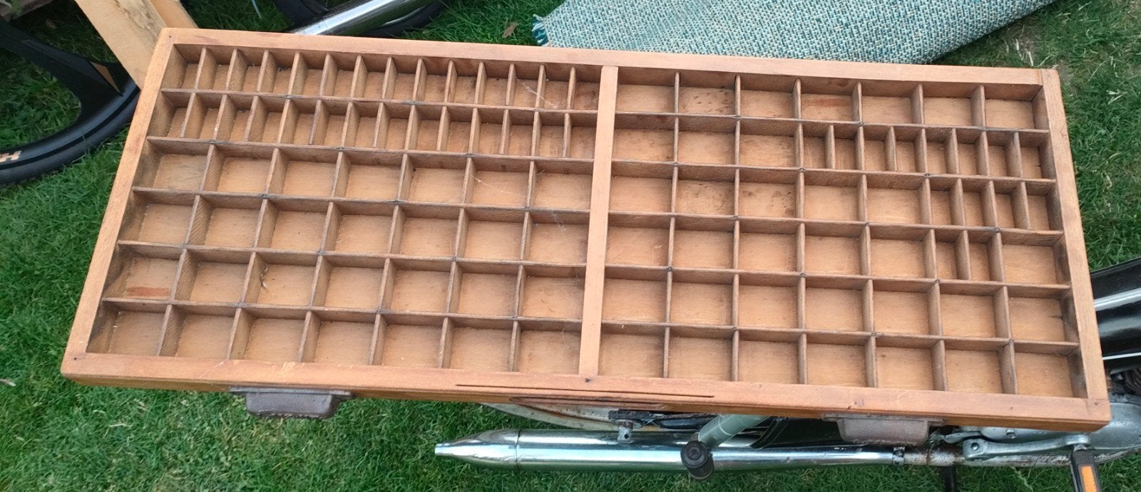 Vintage houten letterbak 'LAVANT', Ophalen