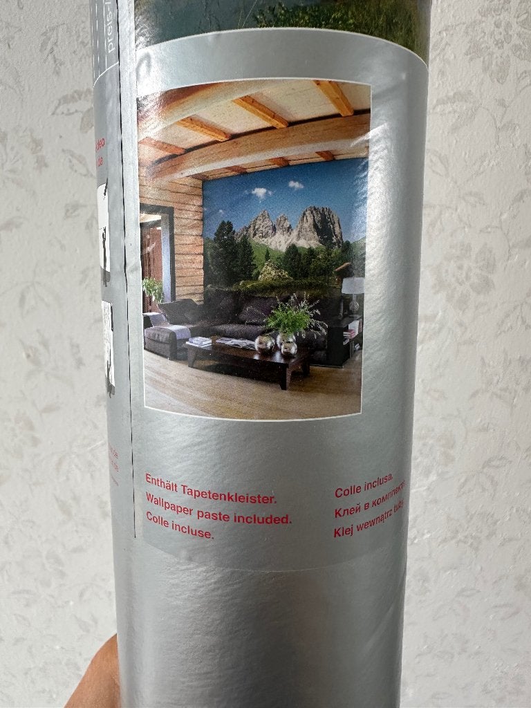 Foto Behang Alpen, Huis en Inrichting, Stoffering | Behang, Ophalen, 10 tot 25 m², Groen, Rustiek