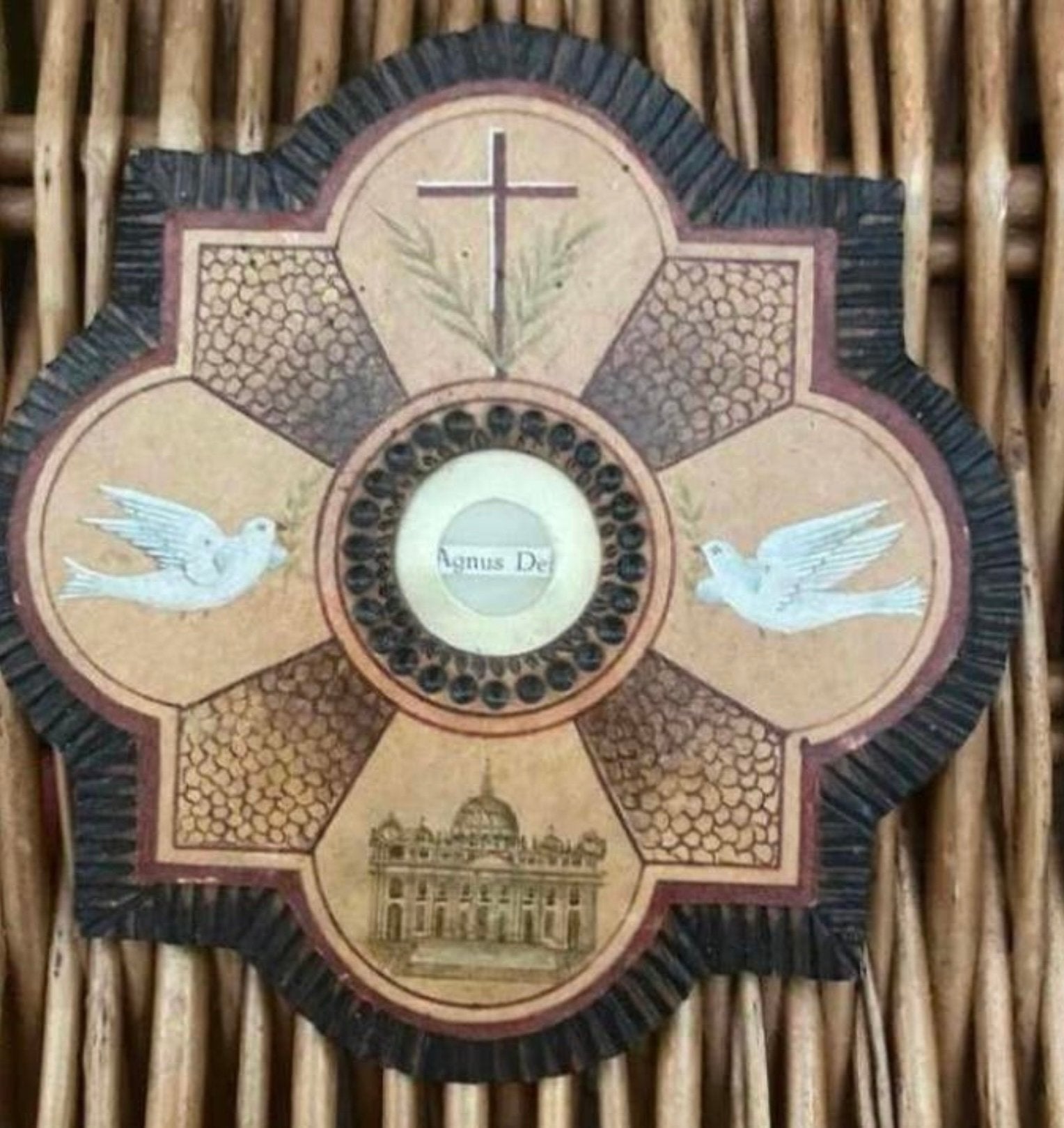 ANTIEKE MOOIE WANDHANGER,MOOI!!!, Antiek en Kunst, Antiek | Religie, Ophalen of Verzenden