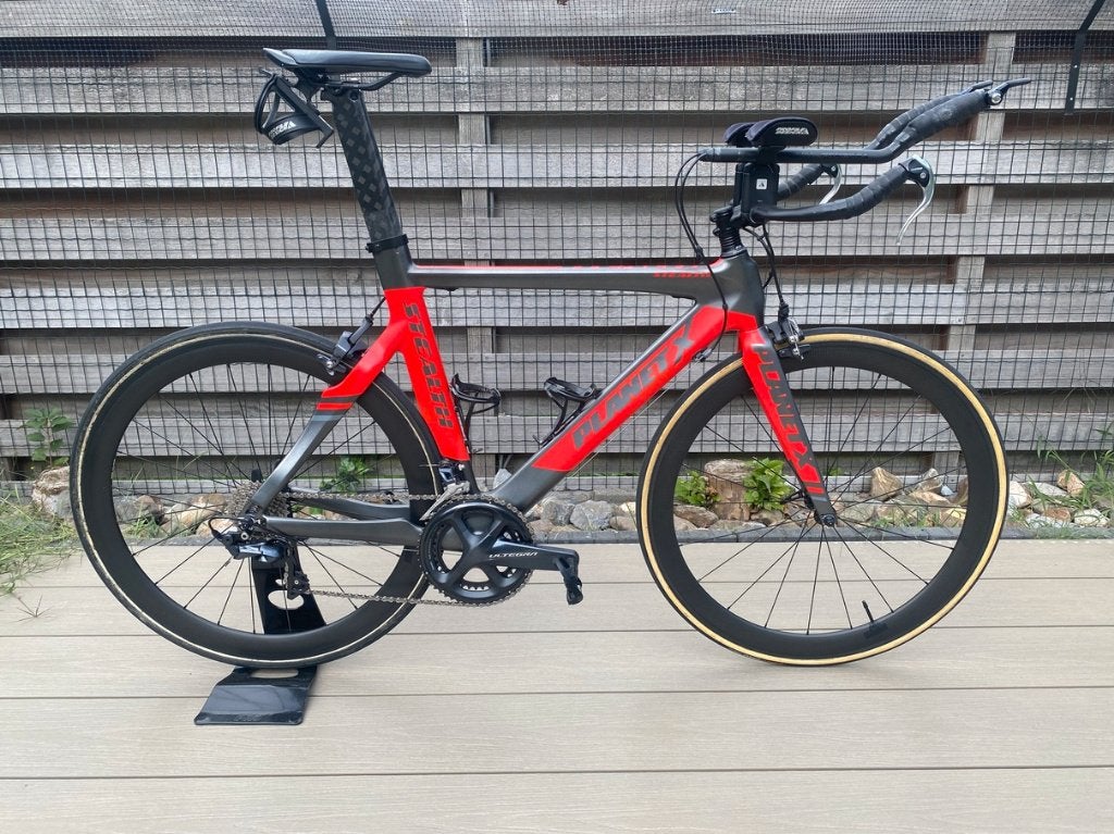 Prima Planet X tijdritfiets/triathlonfiets Ultegra R8000, 28 inch, Gebruikt, Carbon, 57 tot 61 cm