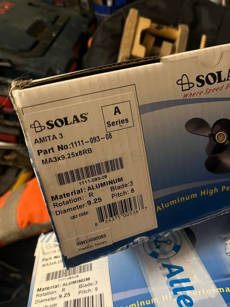 Mercury Solas Amita 3 Schroeven - Diverse Maten, Ophalen of Verzenden, Zo goed als nieuw