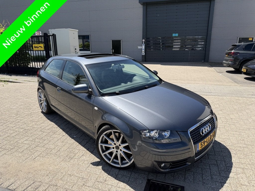 Audi A3 3.2 V6 Xenon Pano Bose Remus 6Bak Sens Nw Kop, Auto's, Audi, 251 pk, Gebruikt, Bedrijf, Handgeschakeld
