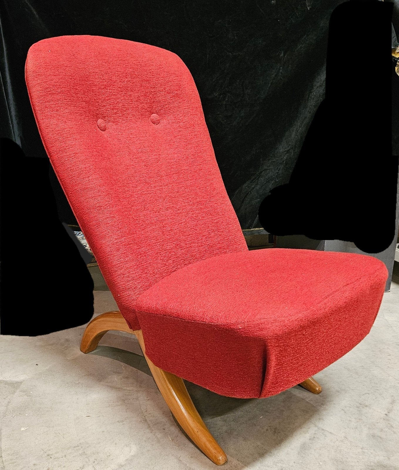 Twee Artifort Congo stoelen. Theo Ruth., Ophalen, Gebruikt, Minder dan 75 cm, Vintage, jaren 50