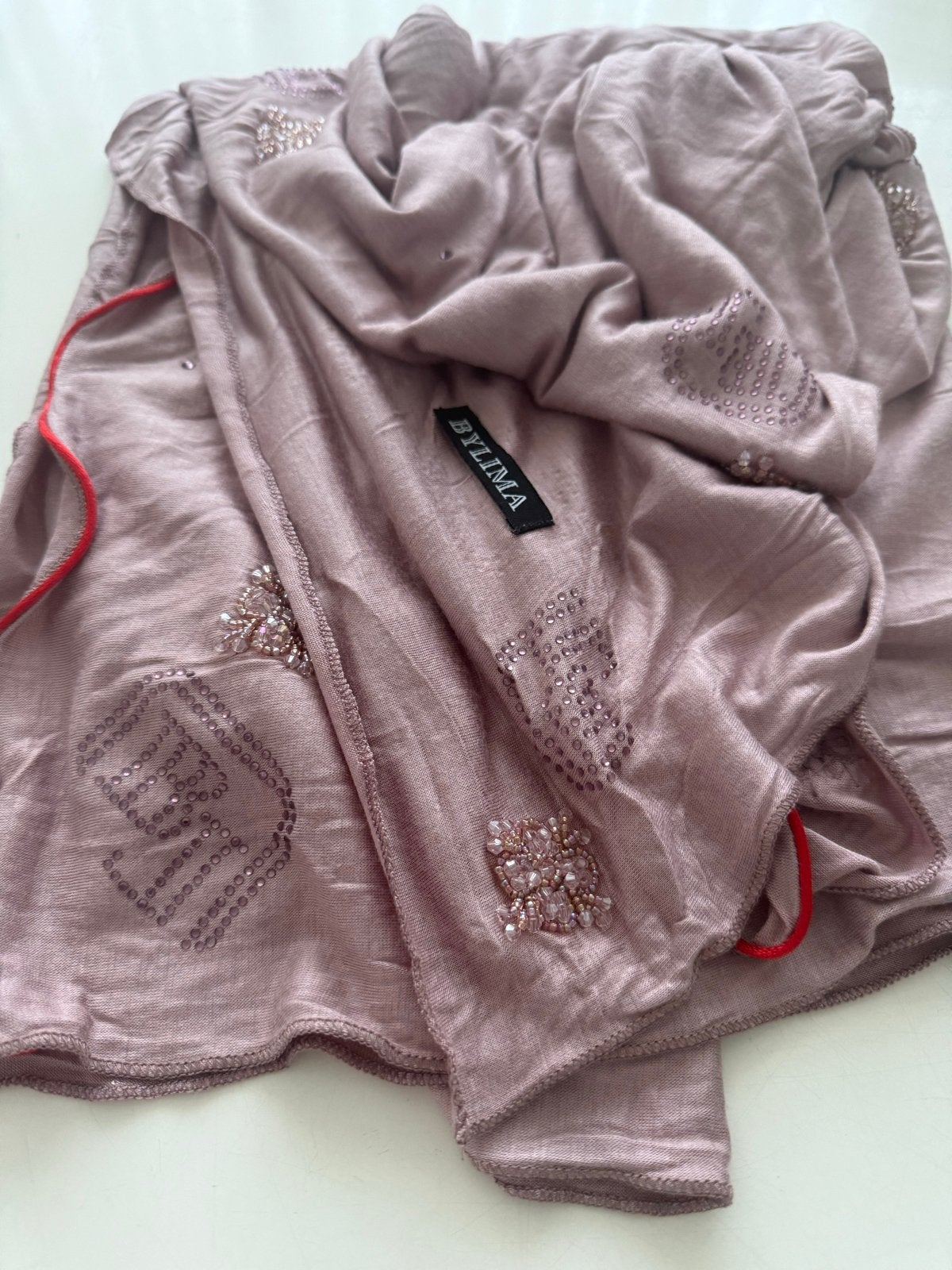 BYLIMA Sjaal met kralen en pailletten - Zo goed als nieuw, Kleding | Dames, Ophalen of Verzenden, Zo goed als nieuw, Sjaal