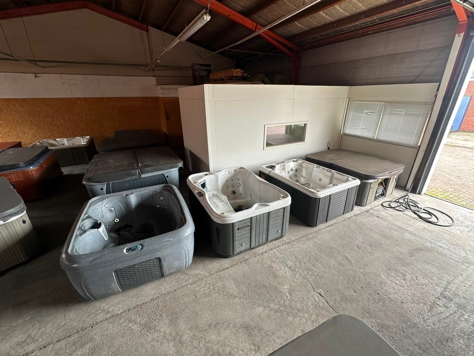 Partij inruilspa's te koop, Tuin en Terras, Ophalen, Gebruikt, Afdekzeil, Vast