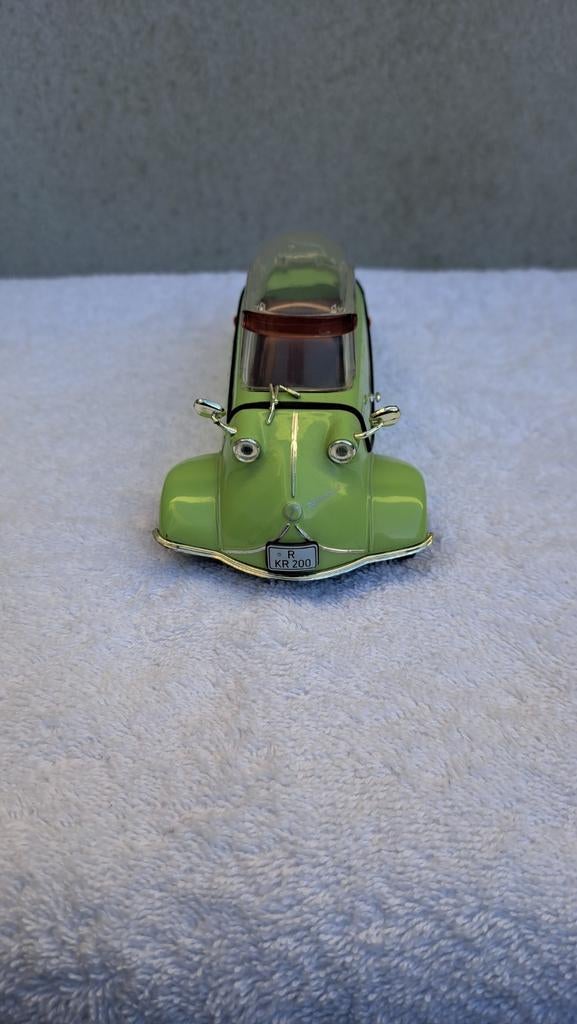 Messerschmitt KR 200 modelauto - Groen 1/18, Ophalen of Verzenden, Zo goed als nieuw, Auto, Revell